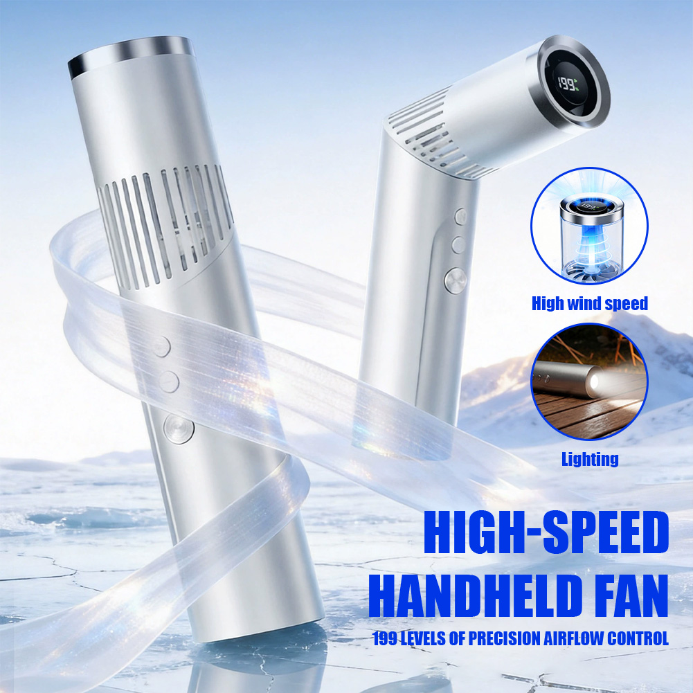 Outdoor Camping Fan - Mini ventilateur portatif 20000 tr/min, moteur
