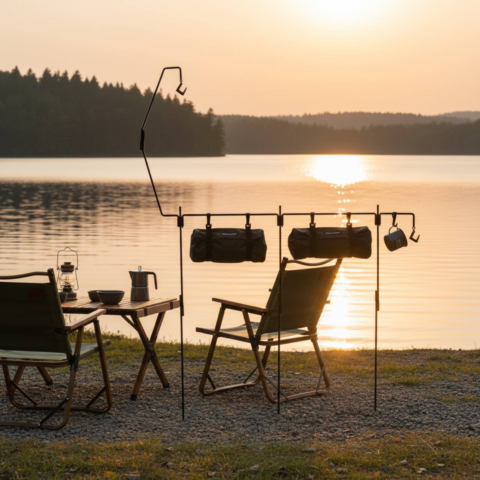 Outdoor Camping Gear - Support de lanterne de camping facile