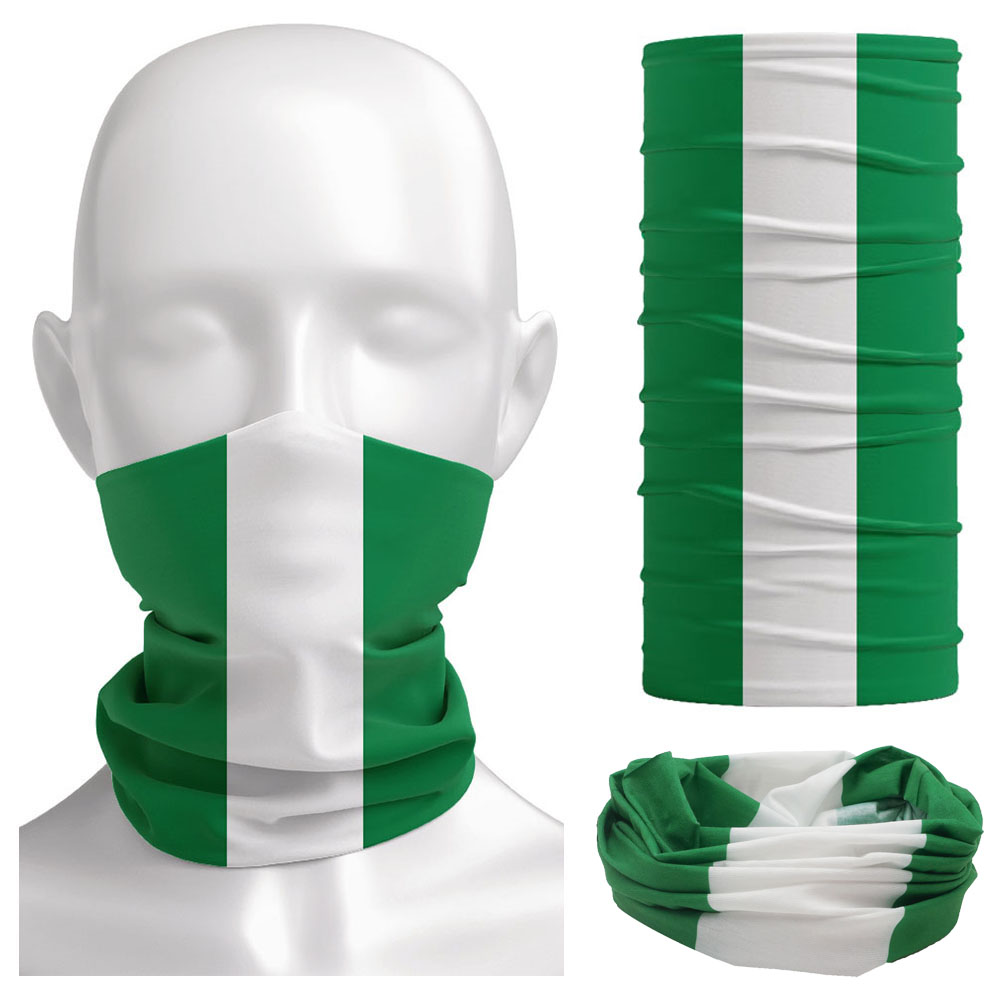 Outdoor Camping Gear - Bandana drapeau du Nigeria pour femmes,