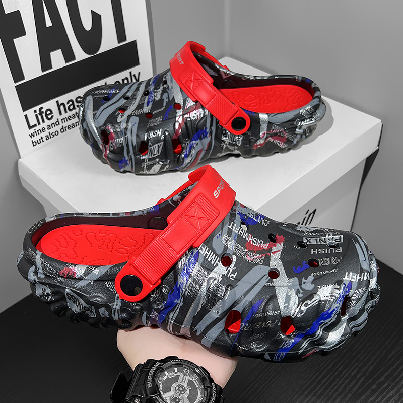 Outdoor Camping Slippers - Sandales fermées pour hommes de grande