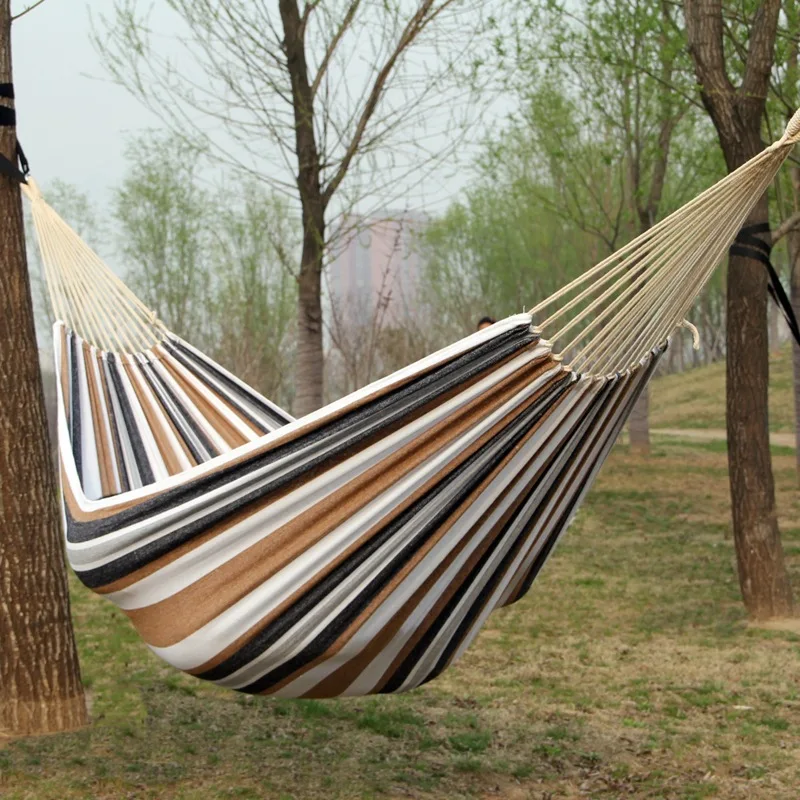 Hamac en toile sans bâtonnets  - Camping Hammock avis et prix
