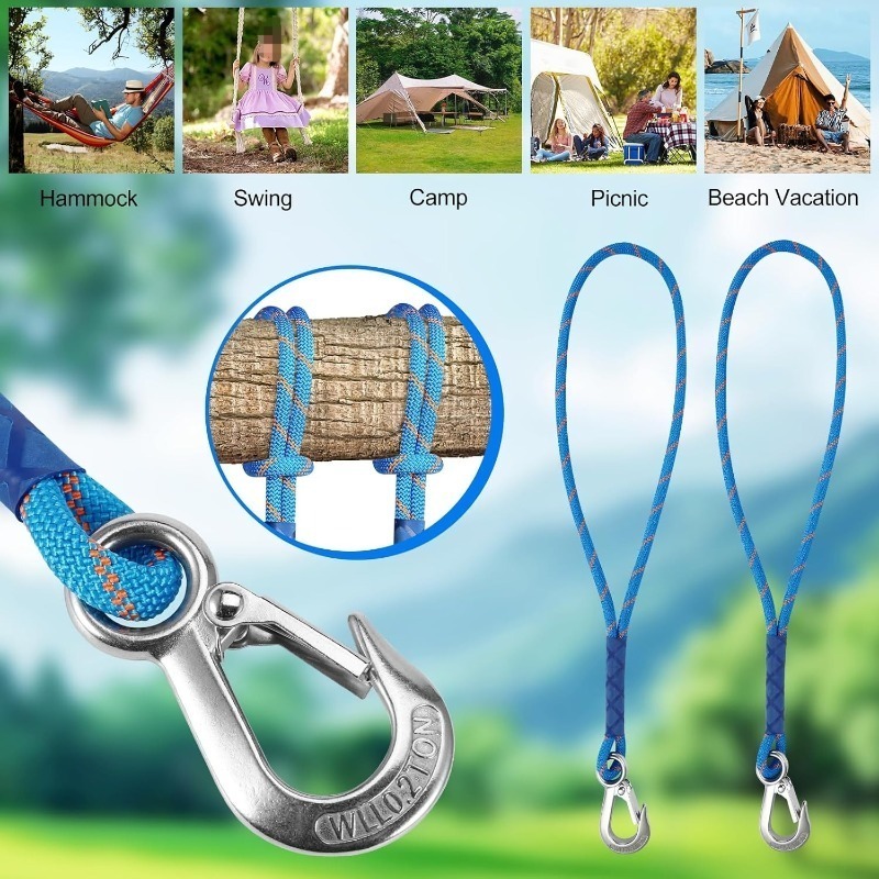 1/2 pièces Corde en nylon avec - Camping Hammock avis et prix