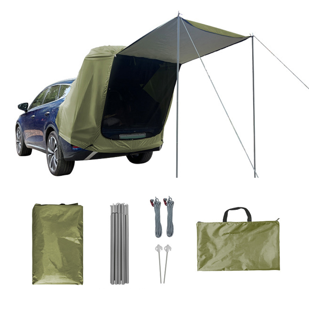Tente arrière de voiture extér - Outdoor Camping Car Tail Tent avis et prix